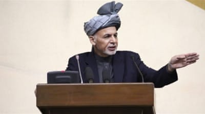 Afghan President Ashraf Ghani [AP]