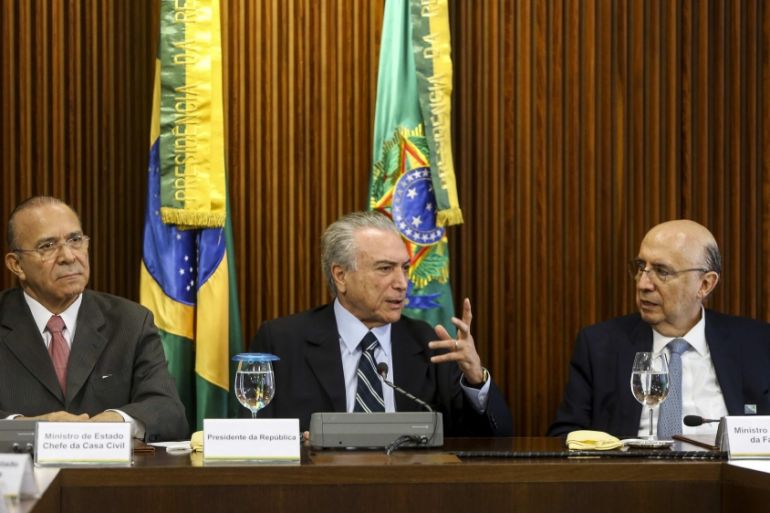 Brazilian interim President Michel Temer