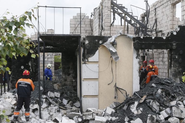 Fire leaves at least 16 dead at elderly care home near Kiev, Ukraine