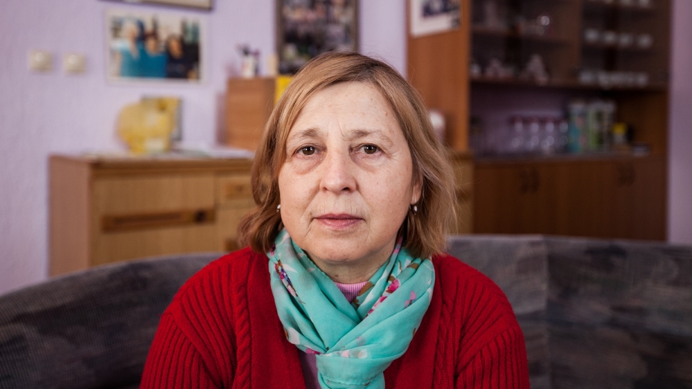 Esmuda Mujagic is a Bosnian Muslim and a founding member of 'Heart of Peace' which launched in 1996 when she, the victim of the war, returned to Kozarac [Arianna Pagani/Al Jazeera]
