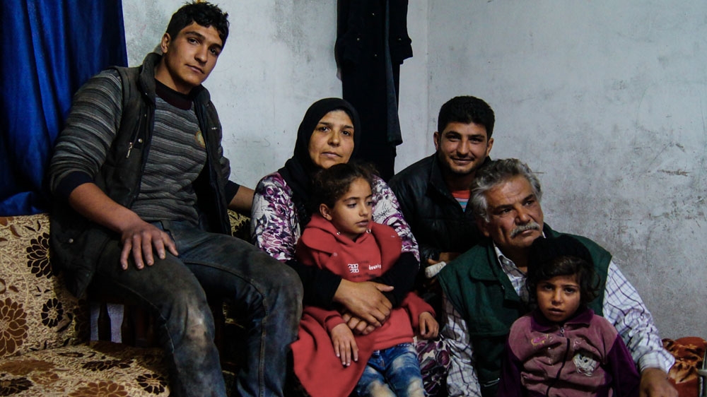 Mahmoud, a father of 11 children, was determined to create stable living conditions for his family upon their arrival in Lebanon [Natalia Ojewska/Al Jazeera]