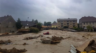 Simbach am Inn in southern Germany has suffered major flood damage [Wolfram Zummach/EPA]