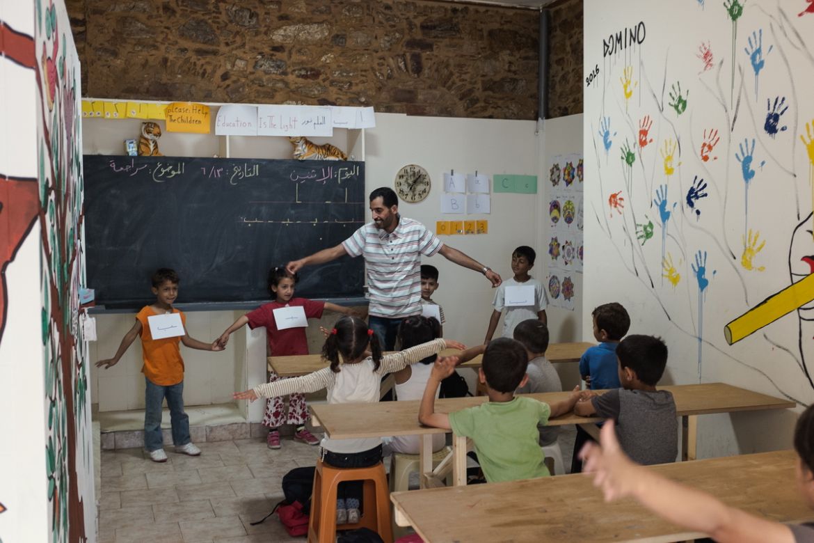 Chios refugee school