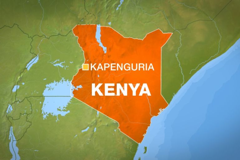 Kapenguria Kenya map