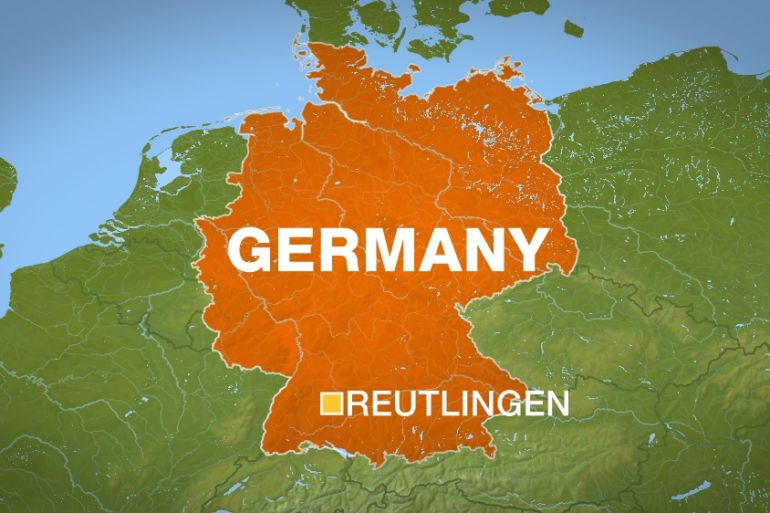 GERMANY MAP Reutlingen