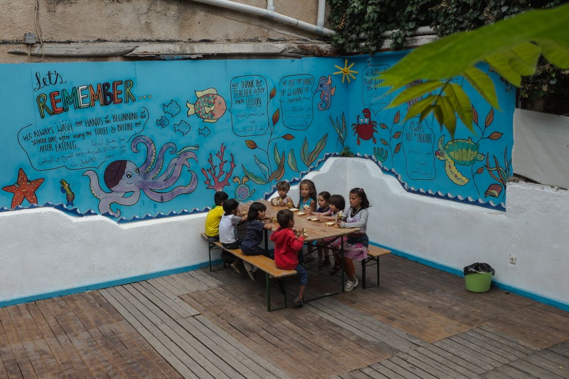 Chios refugee school