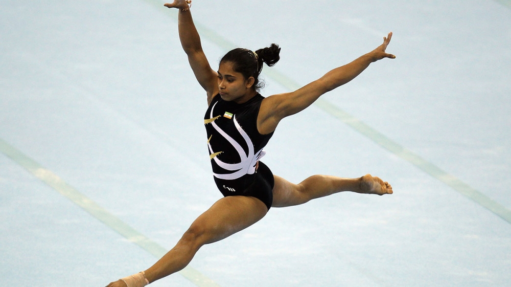 The 22-year-old Karmakar is a five-time national gymnastic champion [Getty Images]