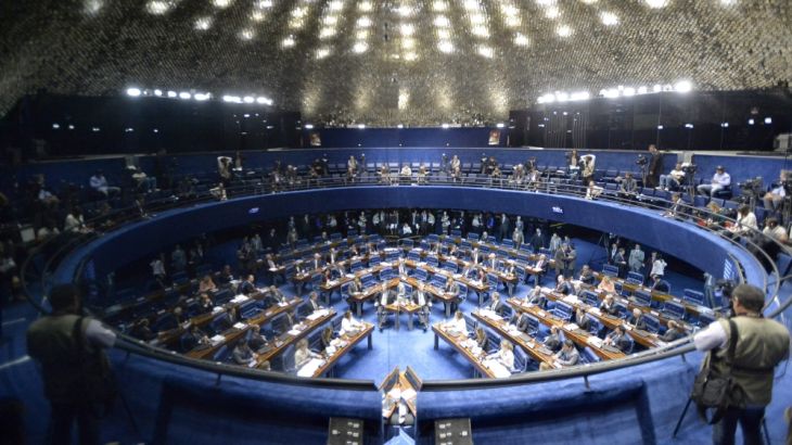 Senate debate on Rousseff impeachment