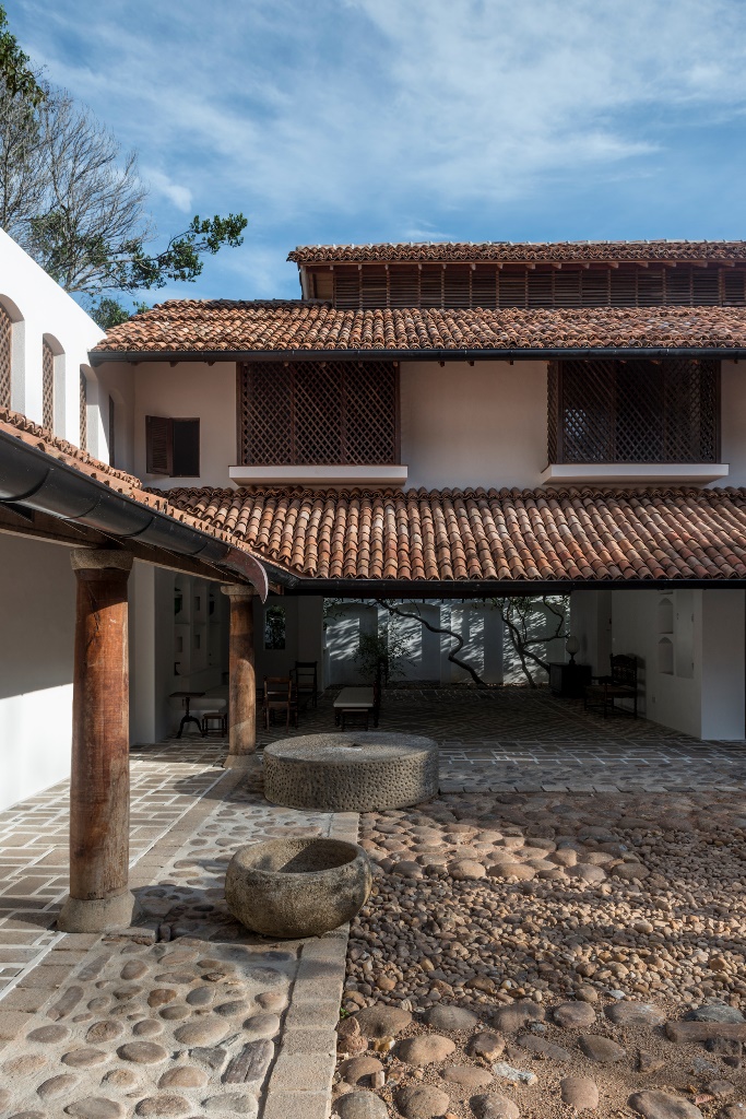 In relocating Ena de Silva's house, the team of architects paid particular attention to replicating Bawa's original palette of light and shadow [Courtesy of Sebastian Posingis]