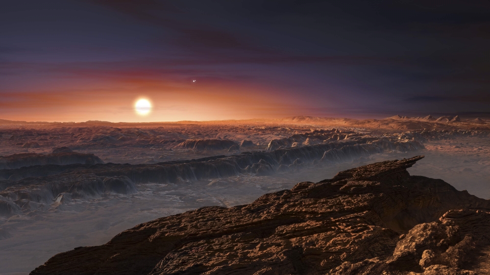 A view of the surface of the newly discovered planet Proxima b [Reuters]