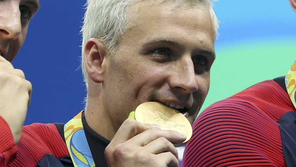  Lochte, 32, won gold in Wednesday's 4x200 freestyle relay    [Jason Getz/USA TODAY Sports]