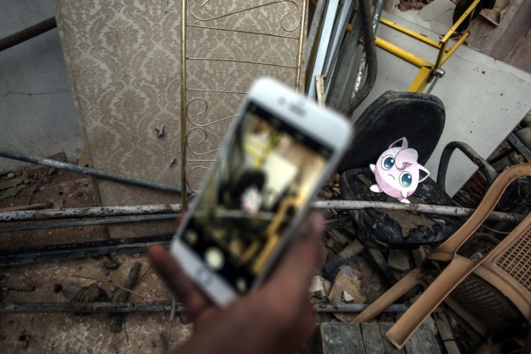 Pokemon Go in rebel-held city of Douma