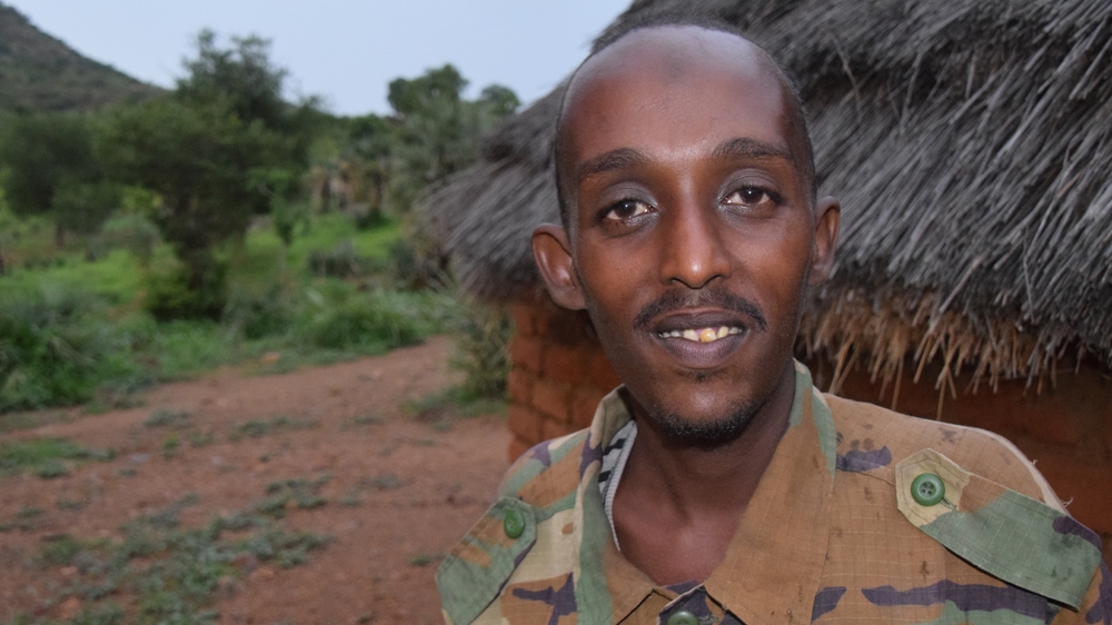 Sudanese Armed Forces Private Alpidoney Babeker Ahmed is one of the 12 prisoners involved in the aborted prisoner exchange in June 2016 [Callum Macrae/Al Jazeera]