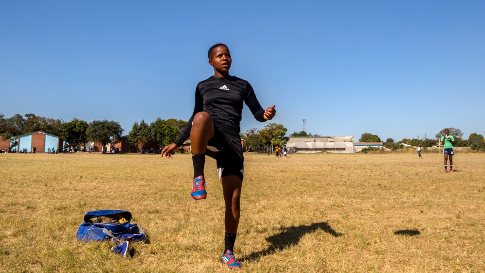 Chirandu was raised in an orphanage where she learned how to play football [Jekesai Njikizana/Al Jazeera]