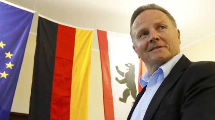 Top candidate of the anti-immigration AfD party Georg Pazderski