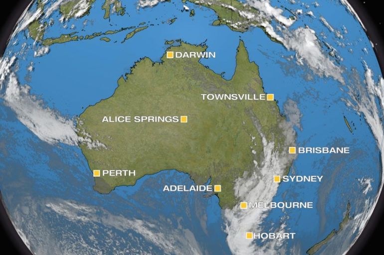 Australia Satellite Picture