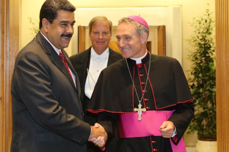 Venezuelan President meets with Pope Francis