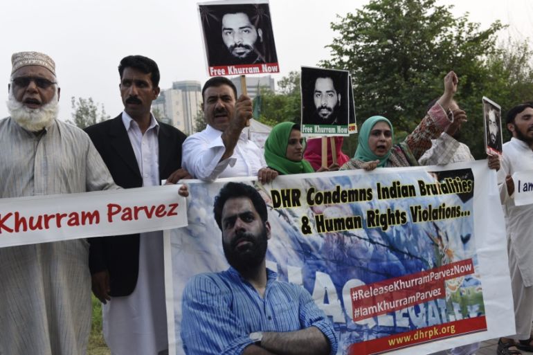 Kashmir conflict: Call for release of Khurram Pervez