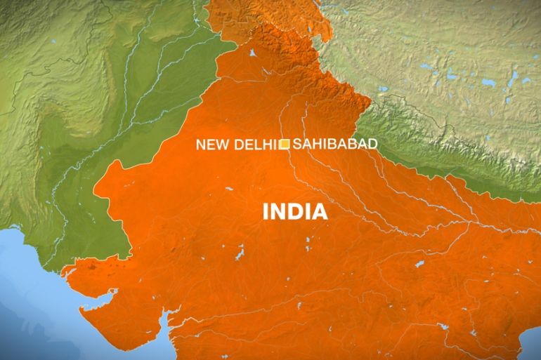 Map India New Delhi Sahibabad