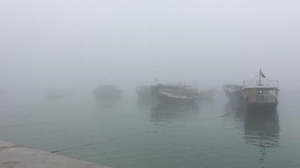 Visibilities in Qatar and Bahrain were down below 50 metres [Pauline Canham/Al Jazeera]