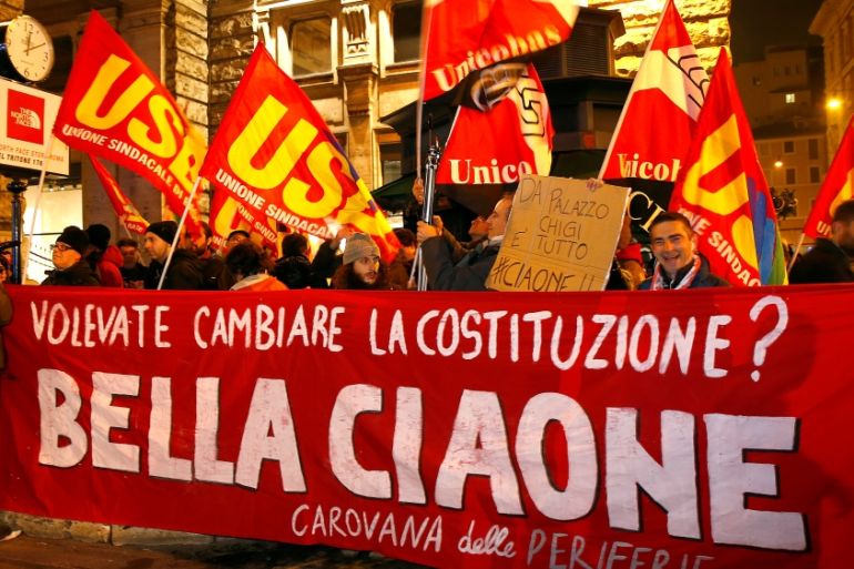 Italy referendum on constitutional reform
