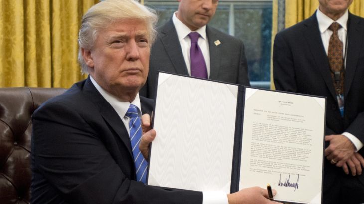 Trump Signs Three Executive Orders