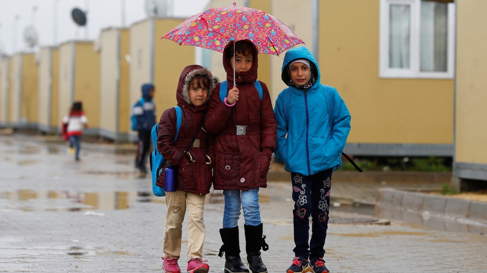 Syrian refugee children at a camp in Kilis [Umit Bektas/Reuters]
