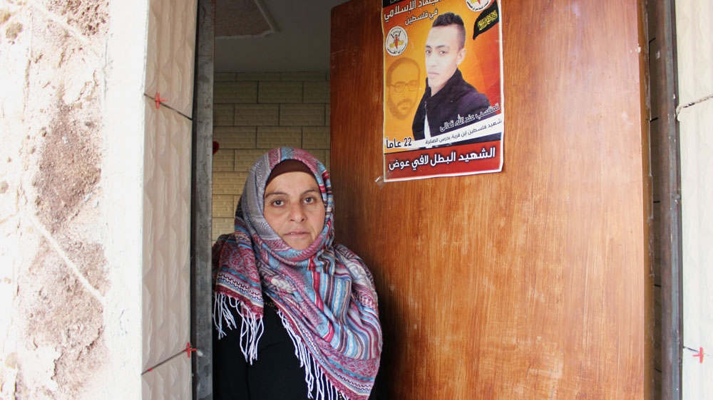 Amira Awad's son, Lafee, was killed by Israeli forces during a non-violent protest in 2015 [Jaclynn Ashly/Al Jazeera]