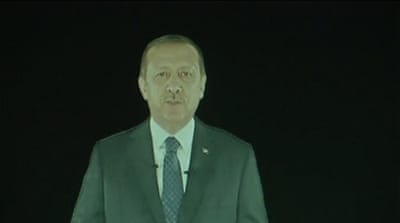India's Prime Minister Narendra Modi and Turkish President Recep Erdogan have successfully used holograms in their campaigns [Reuters]