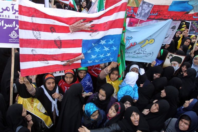 US protest - Iran