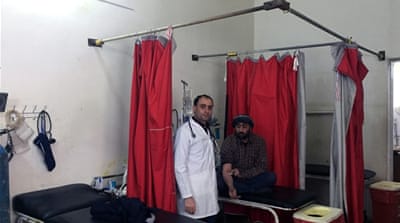 Dr Tennari has been working as doctor in Syria since 2007 [Courtesy of Sarmin field hospital/Al Jazeera]