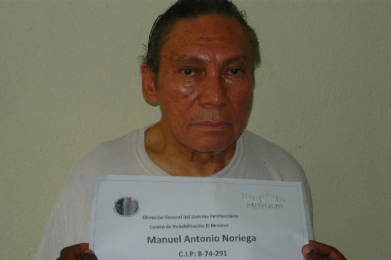 FILE PHOTO: Handout photo shows Panama''s former strongman Manuel Noriega