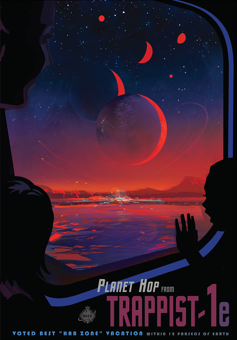 Artist's rendering of the TRAPPIST-1e planet [NASA-JPL/Caltech]