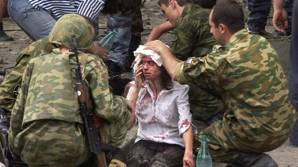 Over 700 people were wounded when security forces moved in to free the hostages at Beslan [EPA]