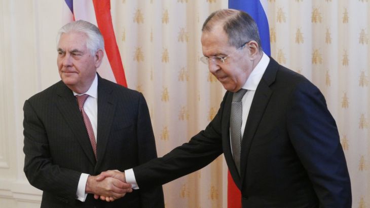 Sergei Lavrov and Rex Tillerson talks