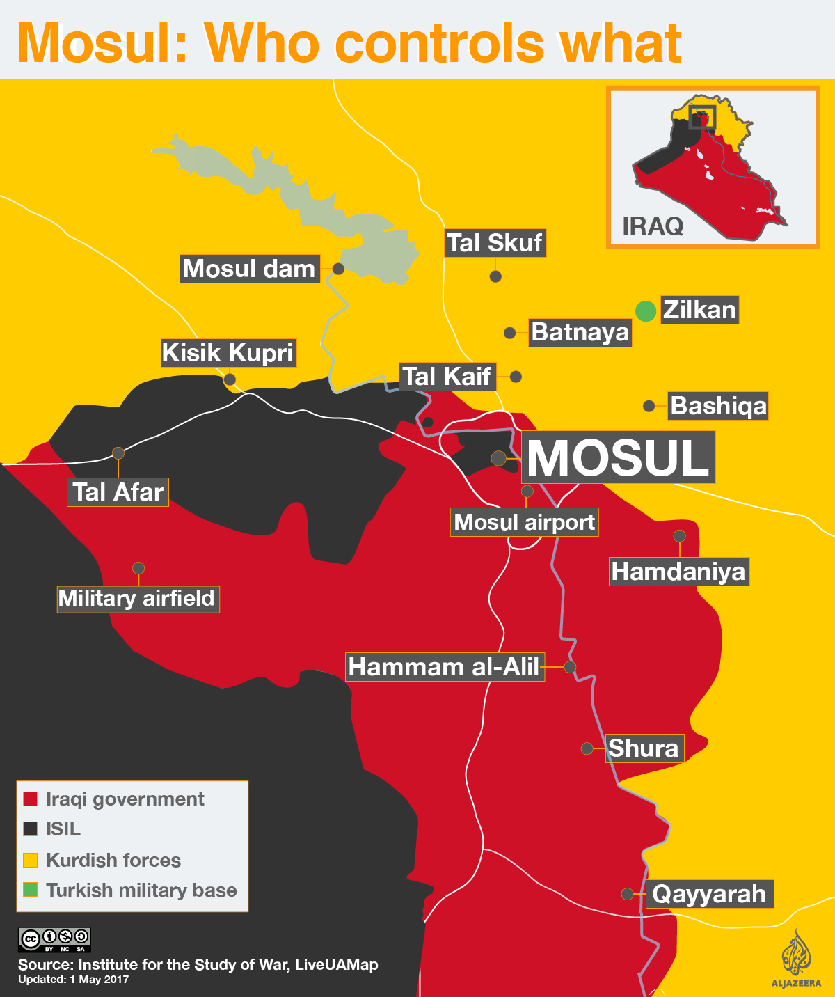 mosul control map infographic [Al Jazeera]