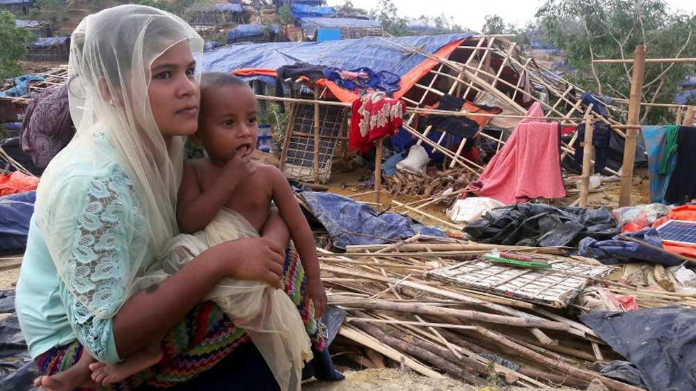 Rohingya refugees face increased risk of disease due to lack of sanitation facilities [AFP]