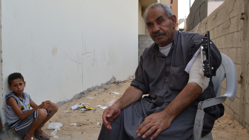 Naser Shamaly says the brutality of the war on Gaza numbed the loss of his family members [Mersiha Gadzo/Al Jazeera]