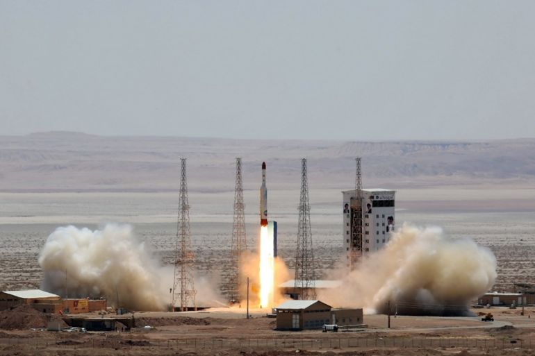 Iran space test
