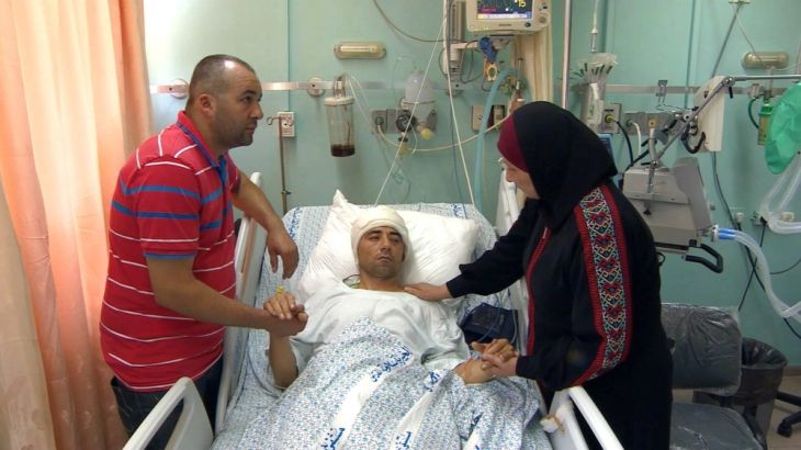 Palestinian injured in al-Aqsa clashes [Al Jazeera]