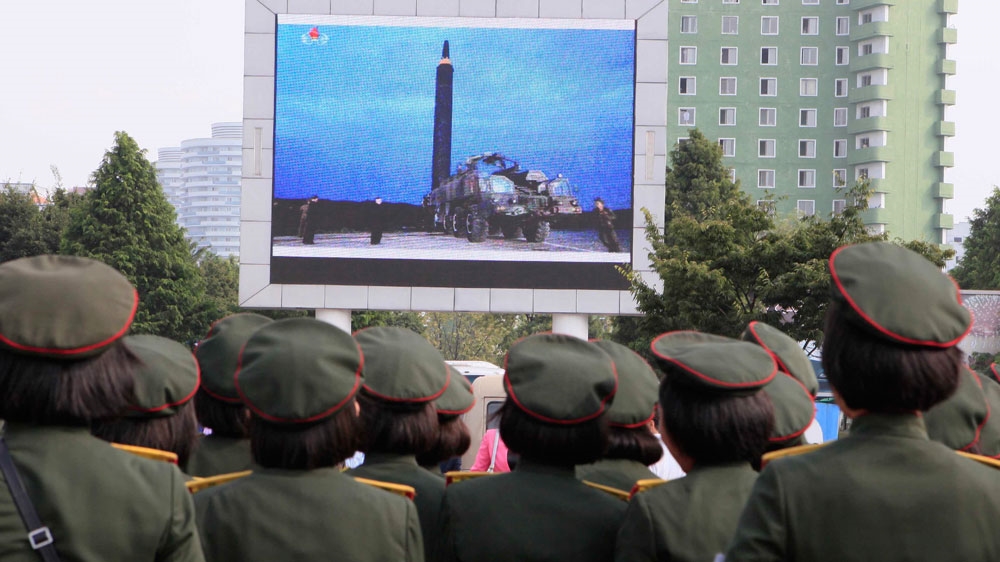 
Pyongyang continues to be defiant despite international pressure to stop its missile tests [AP]
