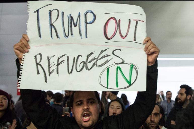Trump refugees ban