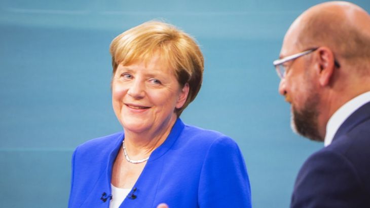 Merkel And Schulz Face Off In TV Debate