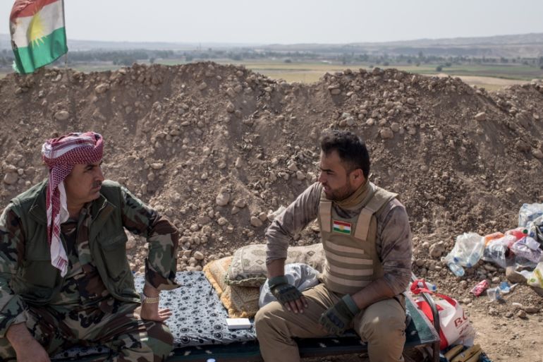 Kurdish Forces Fortify Frontline Positions In Standoff With Iraqi Forces