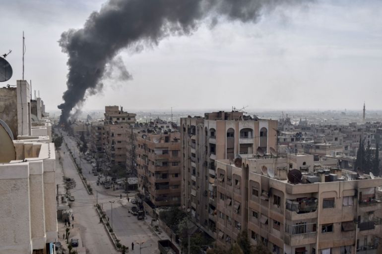 Regime airstrikes kill 59 more civilians in Eastern Ghouta