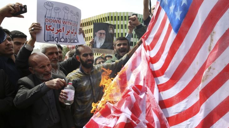 Iran US protest