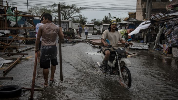 Super Typhoon Mangkhut Batters the Philippines as it Makes Landfall