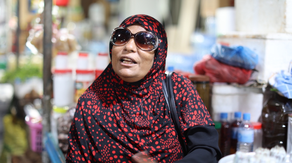 Aishath Rasheeda said she fears election day violence [Sharif Ali/Al Jazeera]