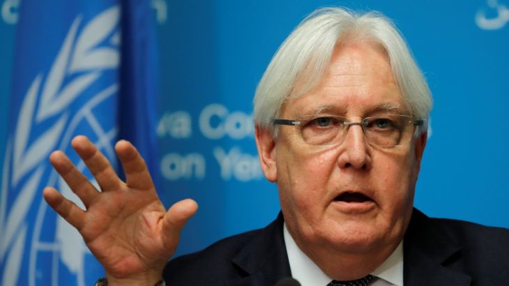 UN envoy to Yemen Martin Griffiths