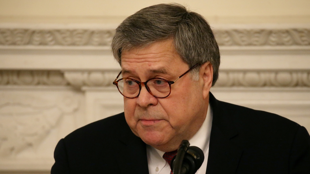 Attorney General William Barr is set to deliver his principal conclusions as soon as Saturday [File: Leah Millis/Reuters]